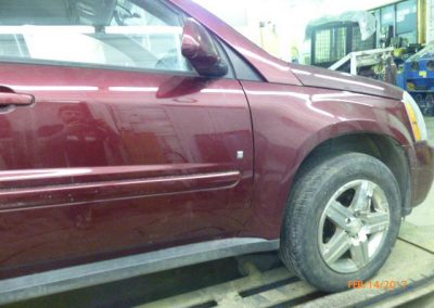 Minivan Door Damage Repaired